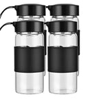 BNCWCQZ Small Glass Shaker Bottle