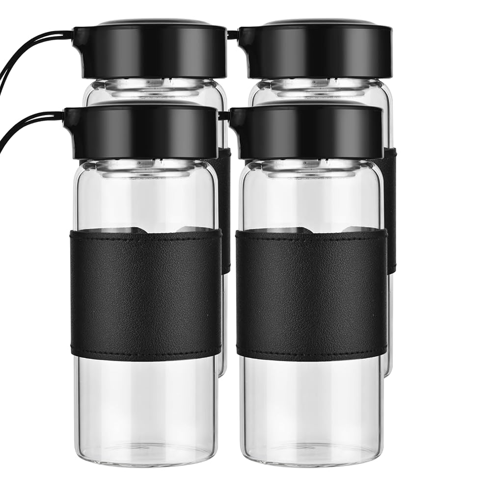 BNCWCQZ Small Glass Shaker Bottle