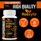 Rhameph Rossylla Liposomal NAD+ 1300 MG - 60 Capsules - image 3