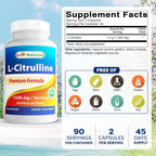 Best Naturals L-Citrulline Capsules - 1500mg/Serving - Non-GMO - image 4