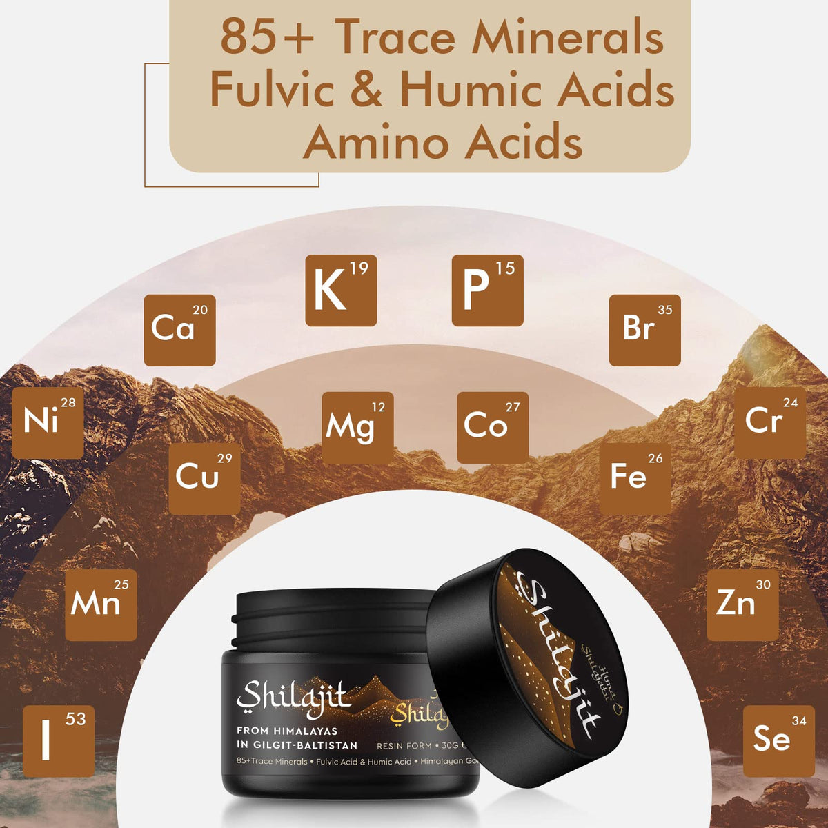 Hima Shilajatu Shilajit Purest Himalayan Organic Shilajit Resin