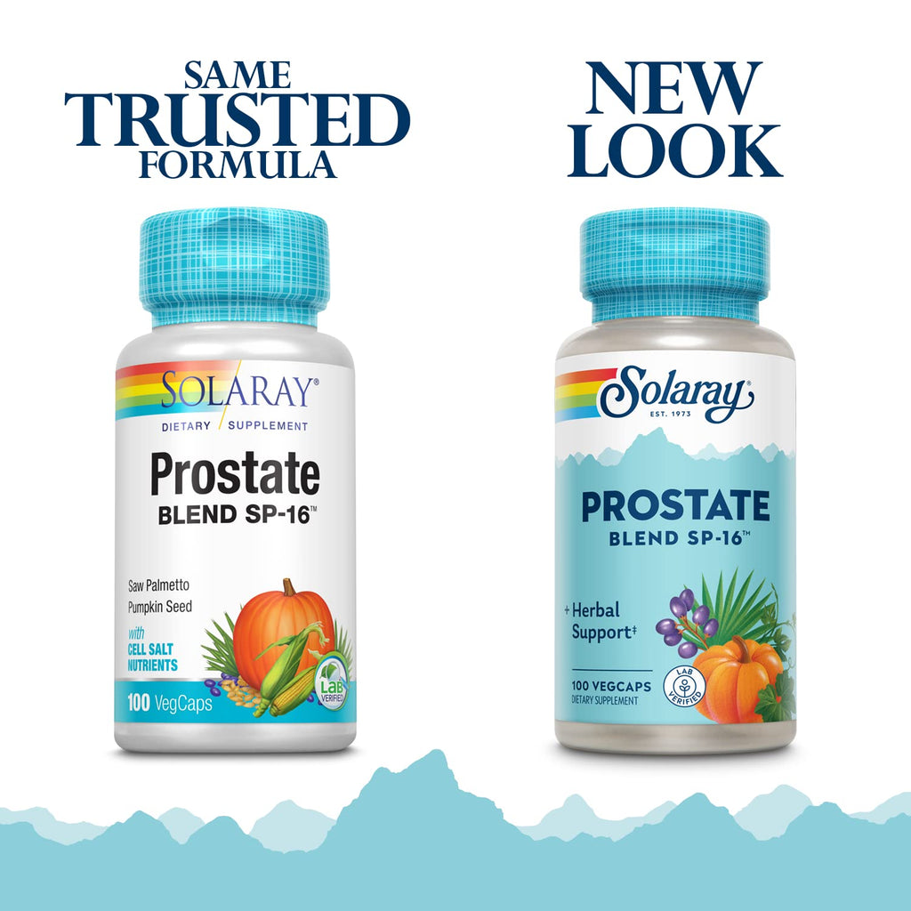 Solaray Prostate Blend SP-16 Saw Palmetto for Men - 100 Vegetarian Capsules - image 2