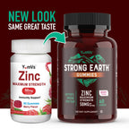 YUM-V'S Strong Earth Zinc Gummies 50 mg - 60 Count - image 2