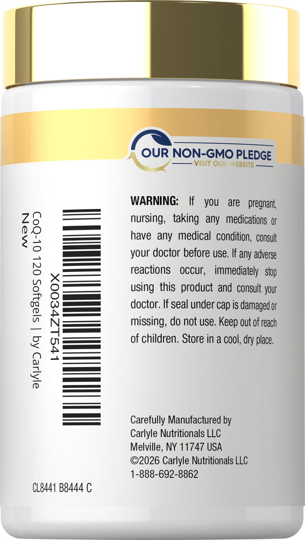 Carlyle CoQ10 300mg Mega Q-Sorb - 120 Softgels - image 3
