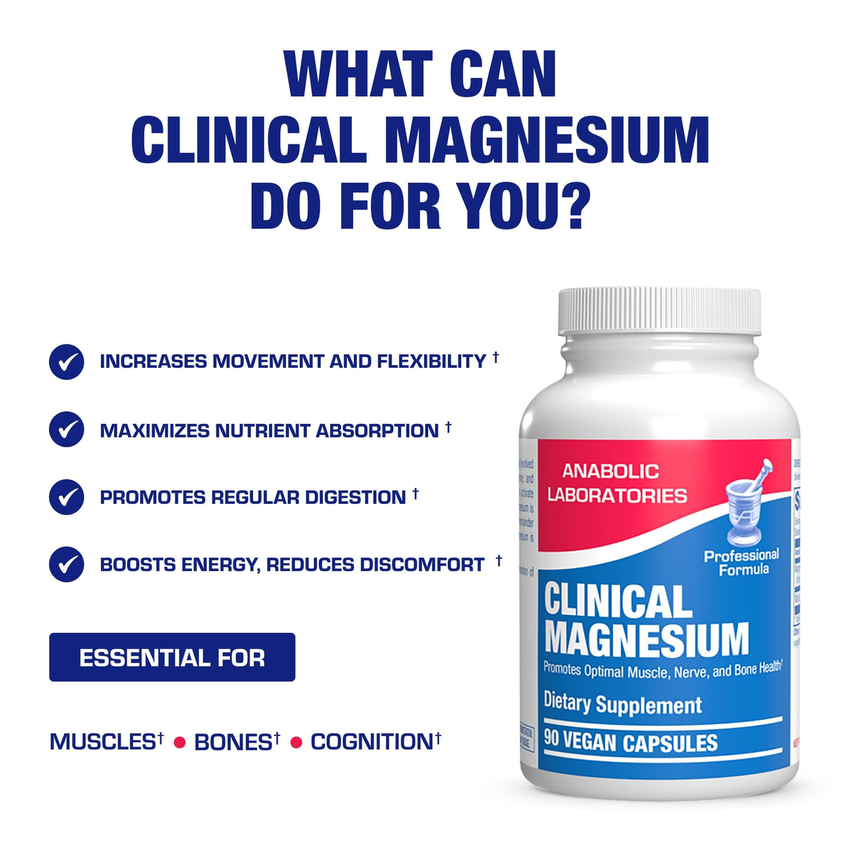 Anabolic Laboratories Triple Magnesium Complex 400 mg - 90 Capsules - image 3