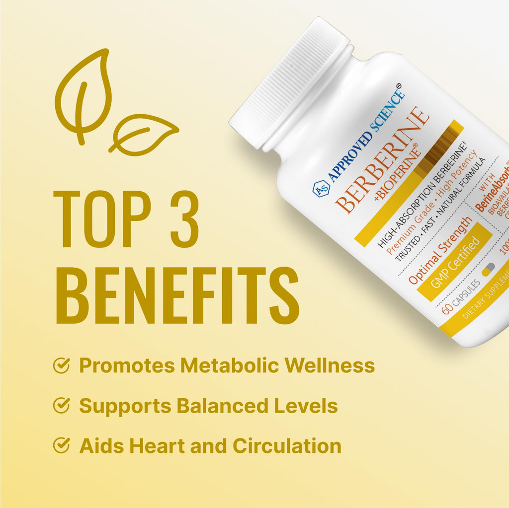 Approved Science Berberine - 60 Capsules