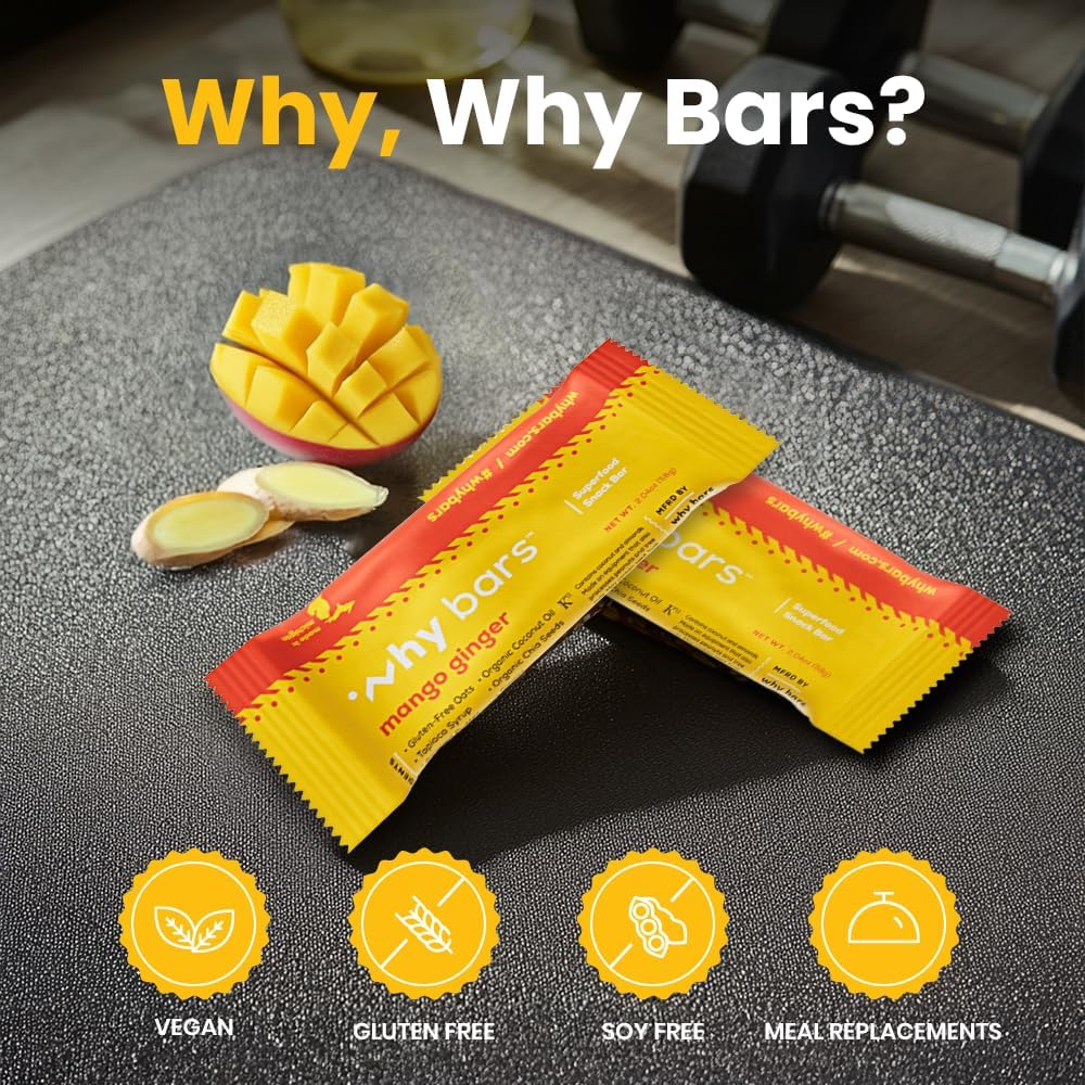 Why Bars, Superfood Protein Bars, 2.04 Ounce Bars - Protein Bar