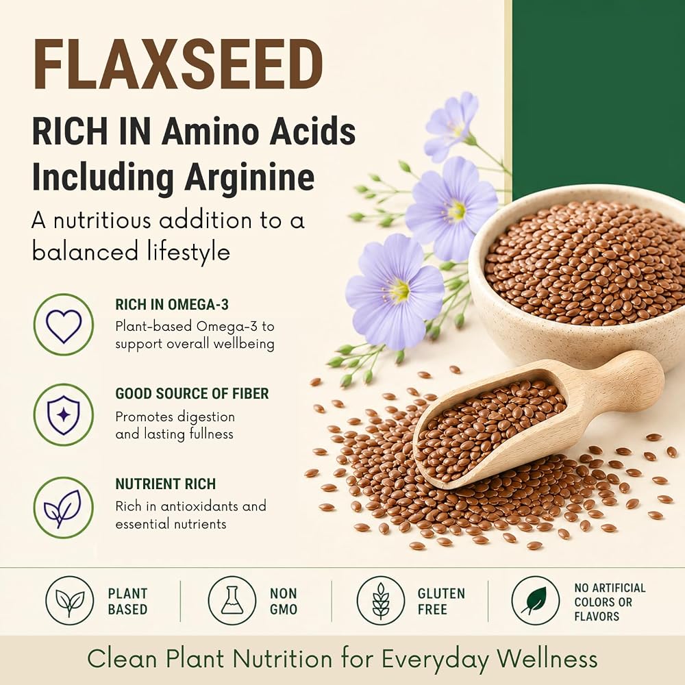 NURTIVE Flaxseed Protein Powder Plant-Based - 16 oz - image 7