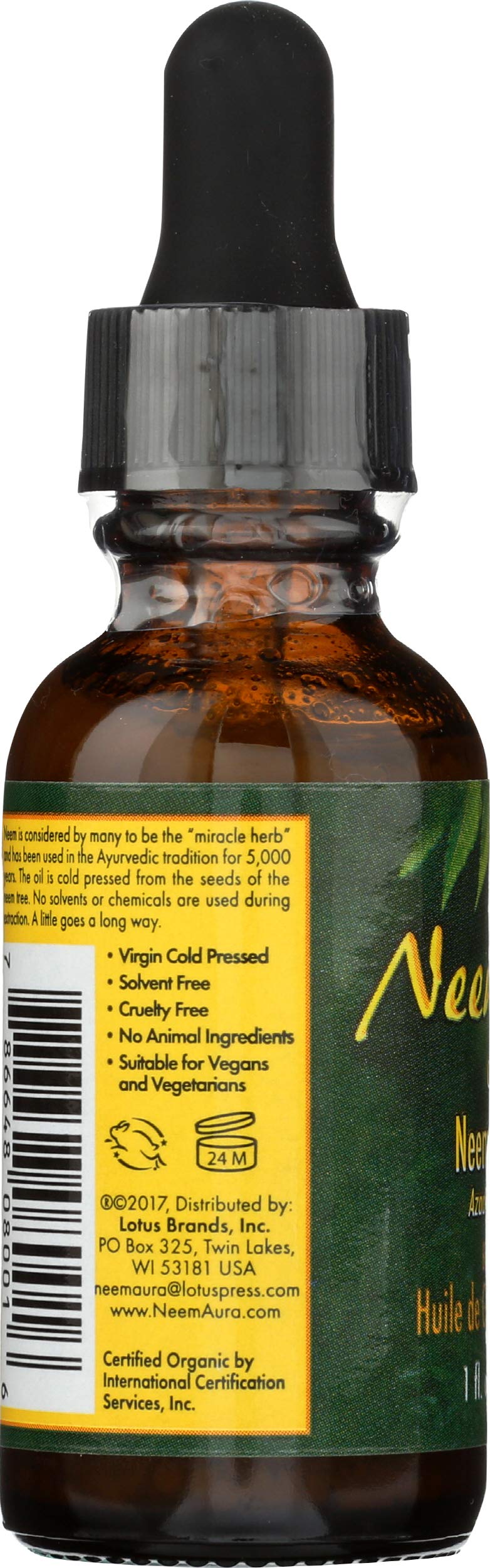 NEEMAURA Neem Aura Organic Neem Seed Oil - 1 Fl Oz - image 4