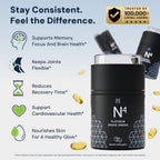 HPN N(4) Omega-3 3000 mg EPA/DHA for Joint & Brain - 60 Softgels - image 5