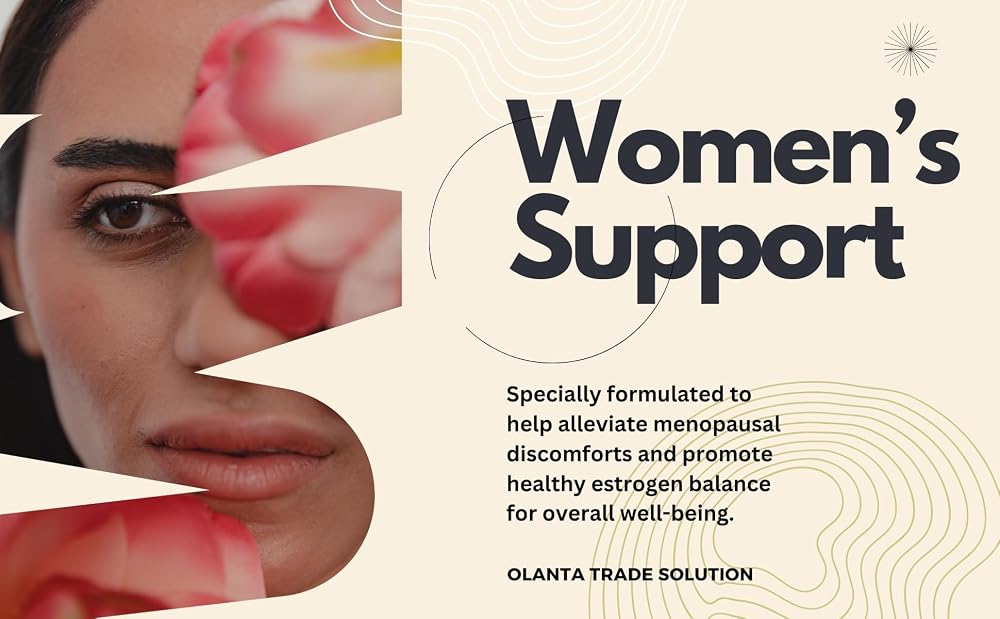 OLANTA TRADE SOLUTION Women's Support Menopause Supplement - 60 Capsules - image 3