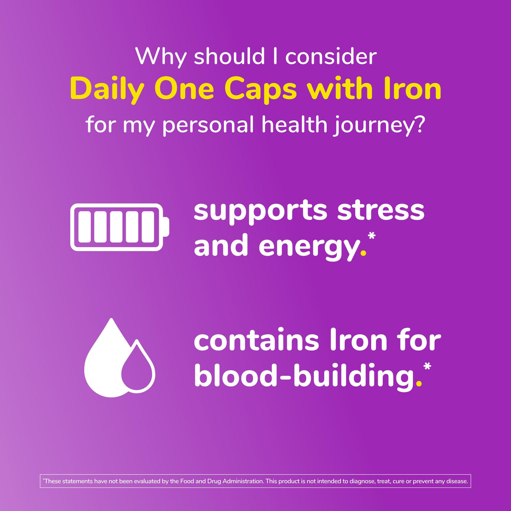 Twinlab Daily One Caps with Iron Multivitamin - 60 Capsules - image 5
