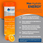 Trace Minerals Max-Hydrate Energy Electrolyte Tablets, Orange - 8 Count - image 3