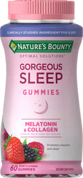 Nature's Bounty Optimal Solutions Gorgeous Sleep Melatonin 5mg - 60 Gummies