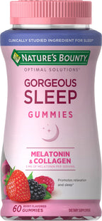 Nature's Bounty Optimal Solutions Gorgeous Sleep Melatonin 5mg - 60 Gummies