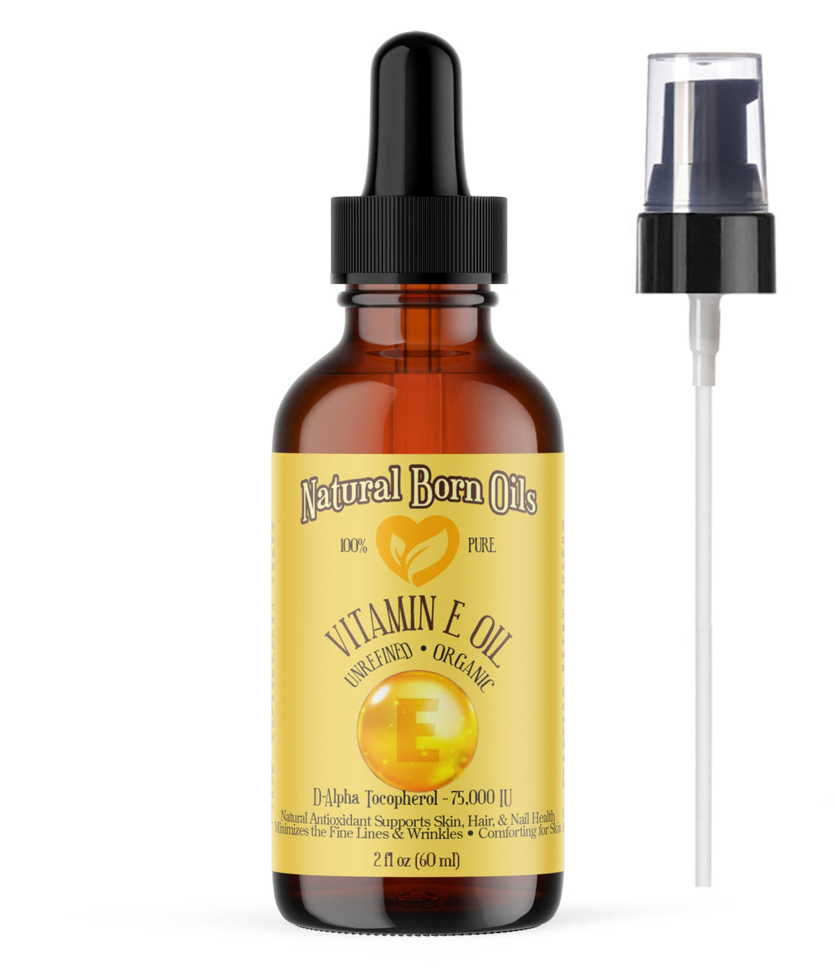 Natural Born Oils Vitamin E Oil, 2 Fl Oz