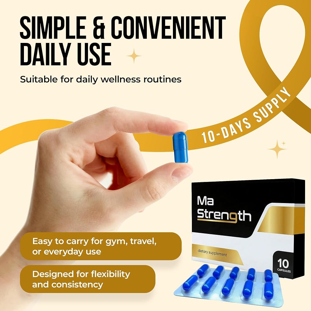 MaStrength Sports Nutrition Supplement for Men Daily Energy - 10 Pack - image 7