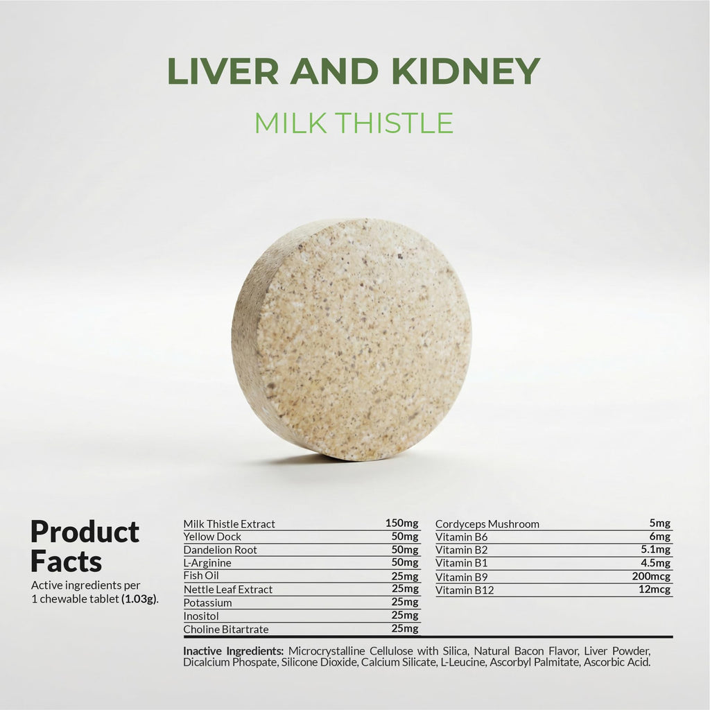 Coco and Luna Milk Thistle for Dogs Liver Support - 120 Tablets - image 7