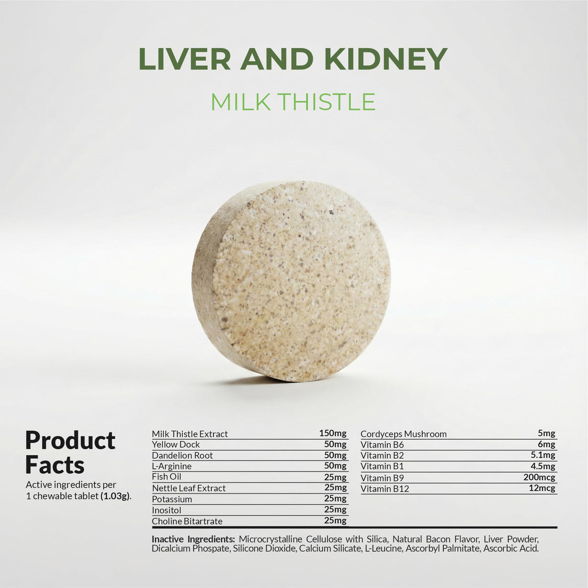 Coco and Luna Milk Thistle for Dogs Liver Support - 120 Tablets - image 7