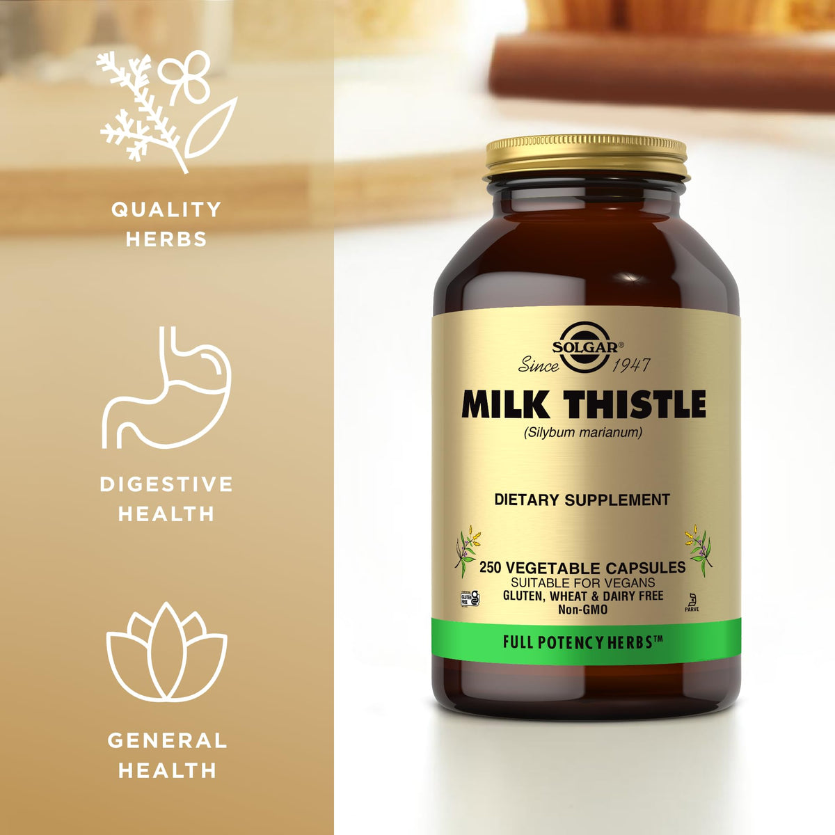 Solgar Milk Thistle - 250 Vegetable Capsules - image 4
