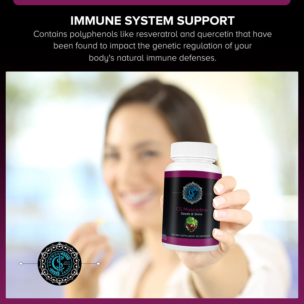 Common Sense Wellness Muscadine Grape Seed Extract - 90 Capsules - image 5