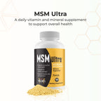 Youngevity MSM Ultra 3000 mg with Vitamin C - 180 Capsules - image 2