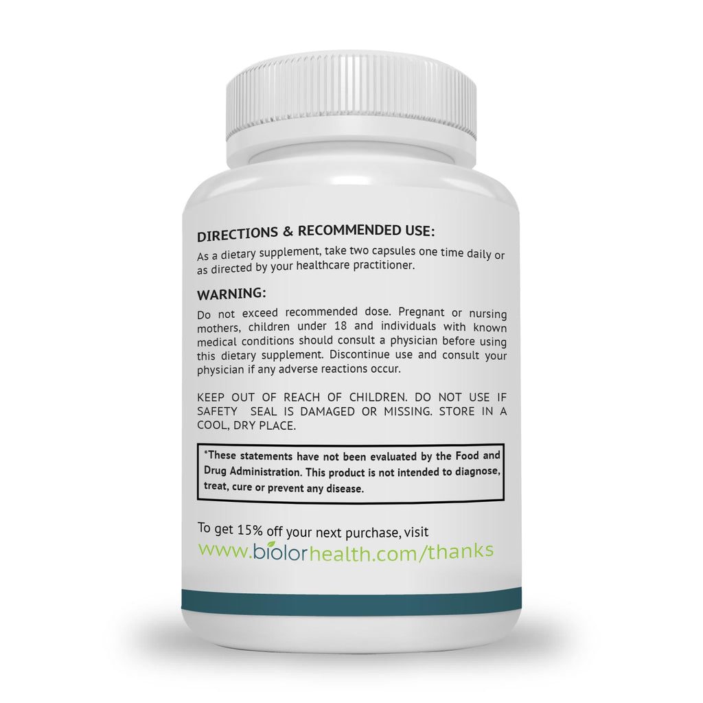 Biolor Bladder Control Supplements Urinary Support - 120 Capsules - image 7