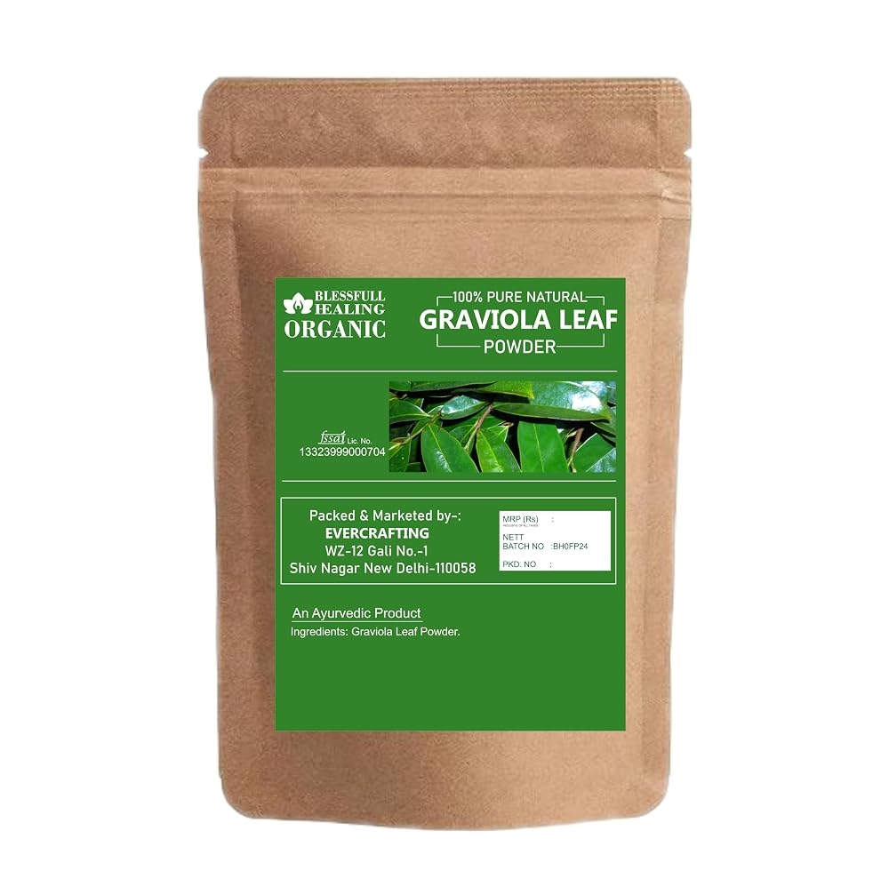 Blessfull Healing Organic Graviola Leaf Powder 100% Pure Natural 200