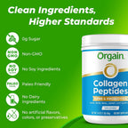 Orgain Collagen Peptides + Prebiotic & Probiotics Powder - 1 lb - image 5