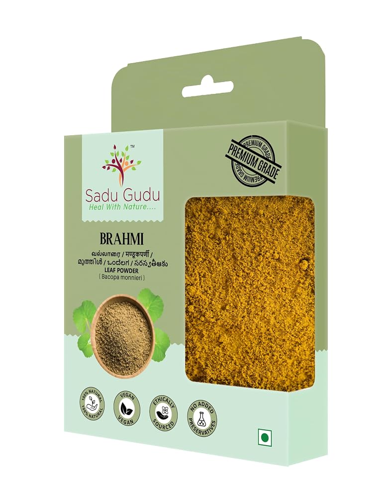 Sadu Gudu Brahmi Gotu Kola Centella Asiatica Powder - 100g