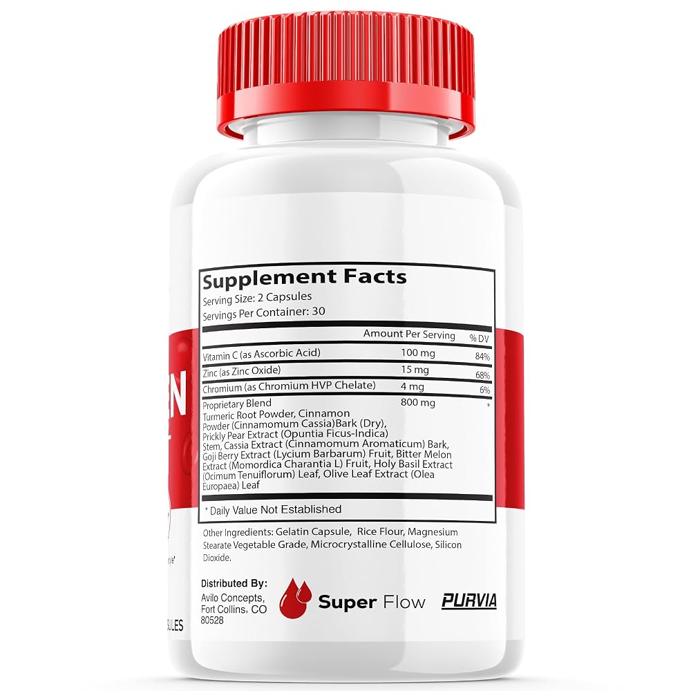 Purvia Super Flow Glycogen Optimizer - 300 Capsules - image 8