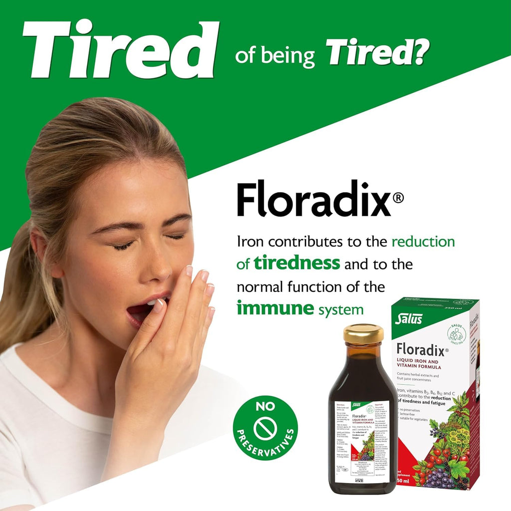Salus Floradix Liquid Iron Formula - 500 mL - image 2