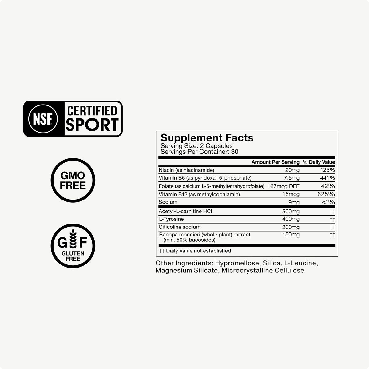 Momentous Brain Drive Nootropic Supplement for Memory & Focus - 60 Capsules - image 5