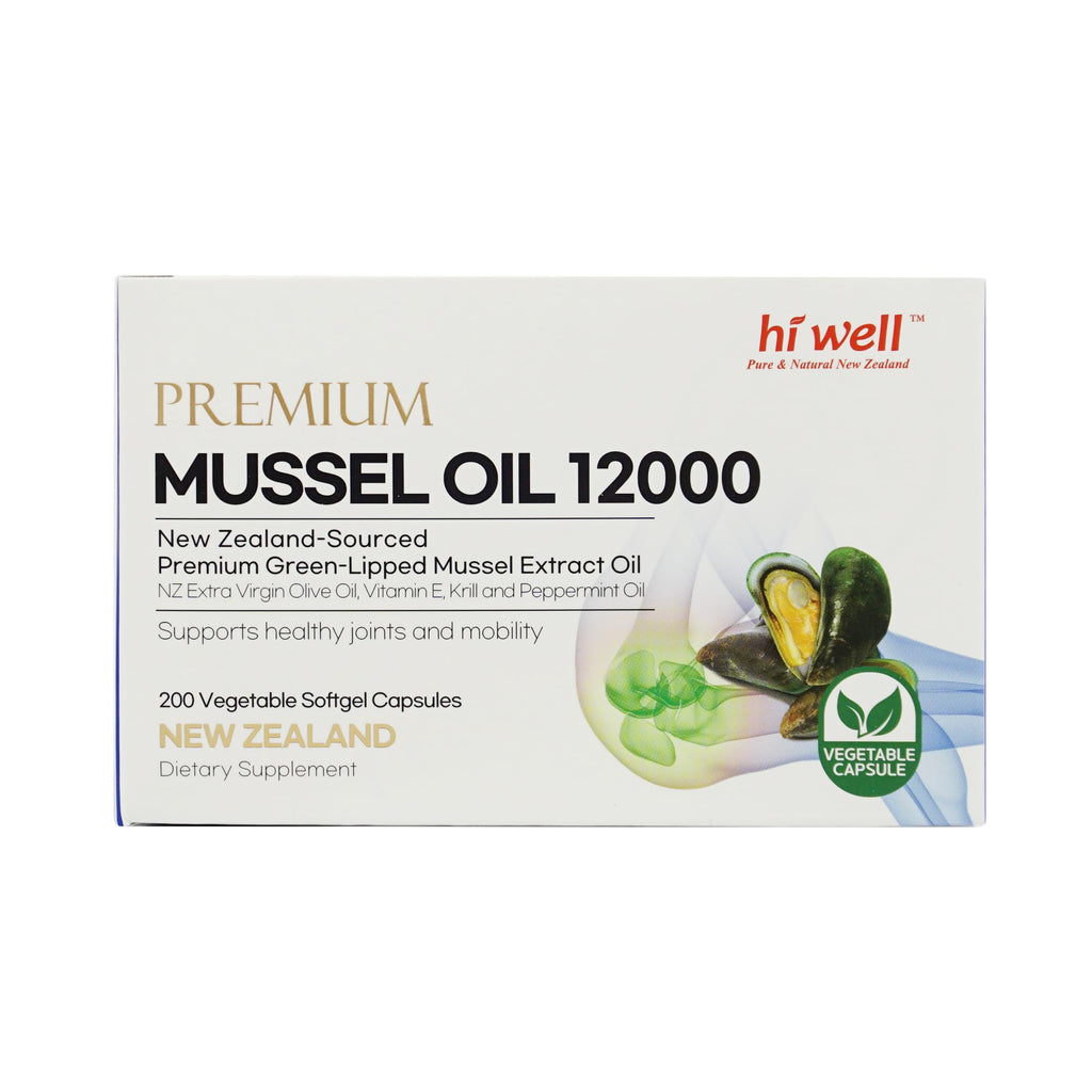 Hi Well Premium Mussel 12000 200Vegetable Softgel Capsules