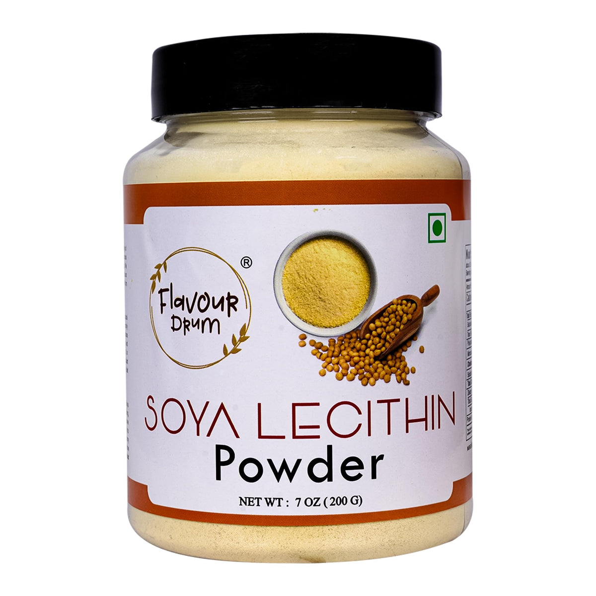 Flavour Drum Soya Lecithin Powder Plant-Based Emulsifier - 200 g
