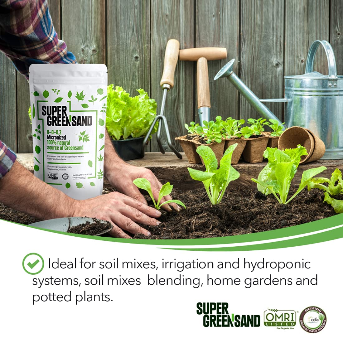 Super Greensand Micronized Soil Conditioner 68 Minerals - 10 lbs - image 3