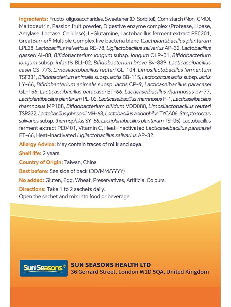 Generic Life's Flora Mucosa Max Probiotic Powder - 28 Sachets - image 2