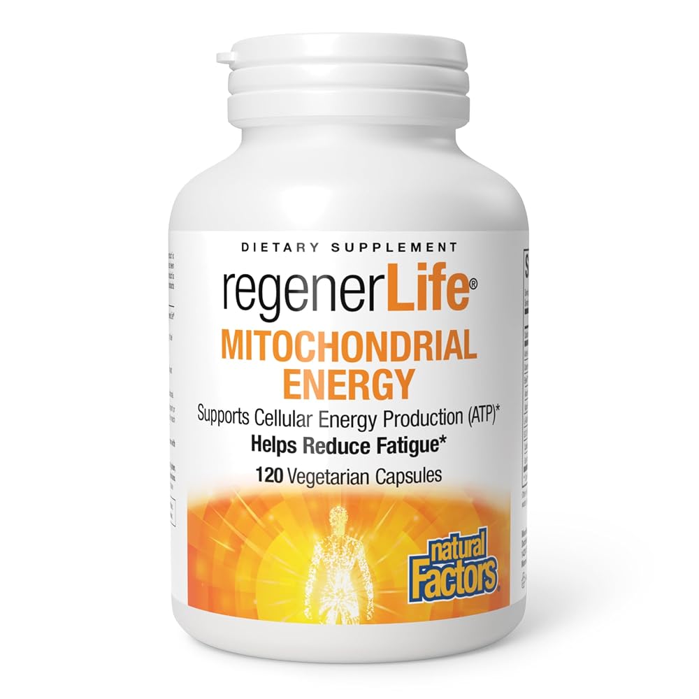 Natural Factors Mitochondrial Energy Formula - 120 Vegetarian Capsules