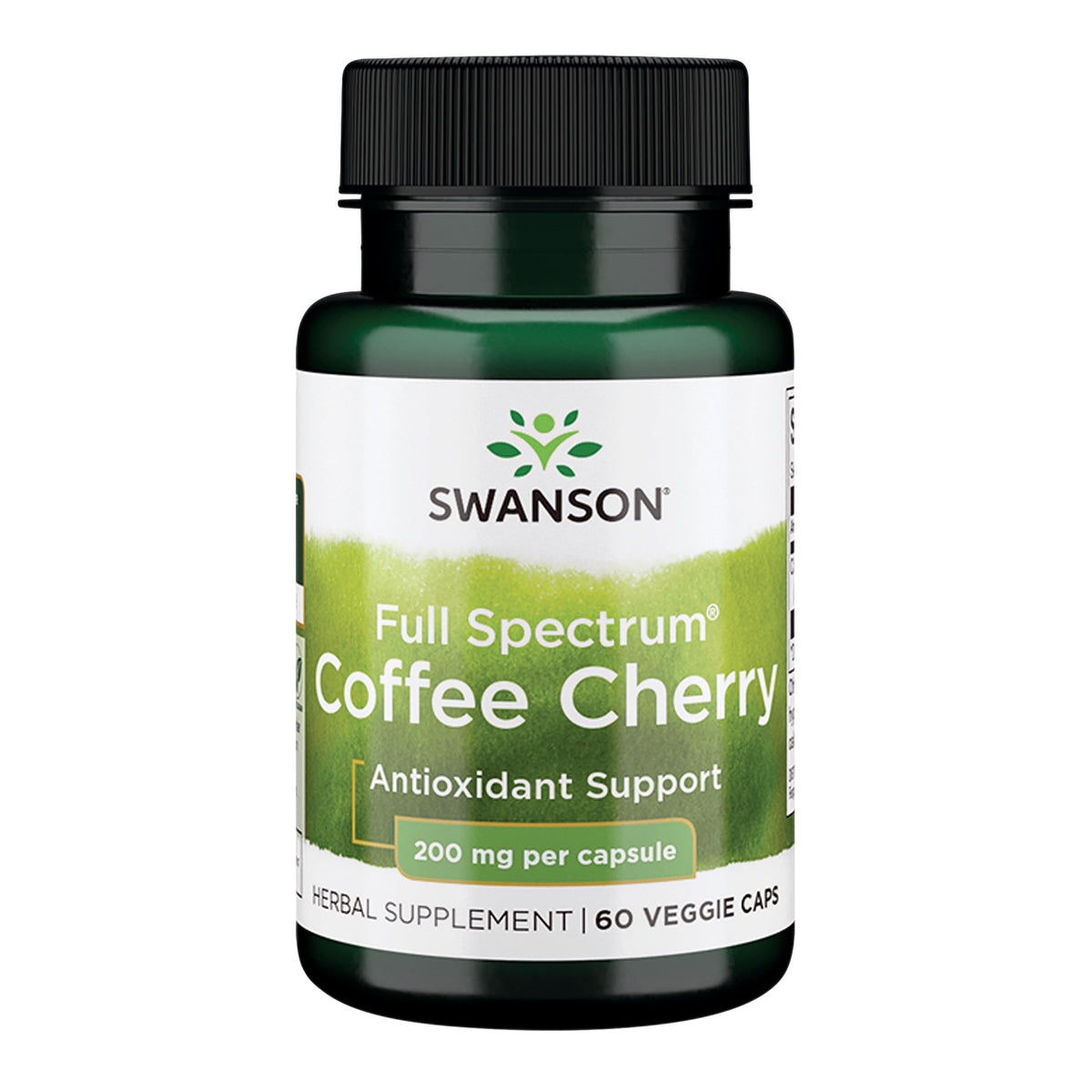 Swanson Full Spectrum Coffee Cherry 200 mg - 60 Vegetarian Capsules