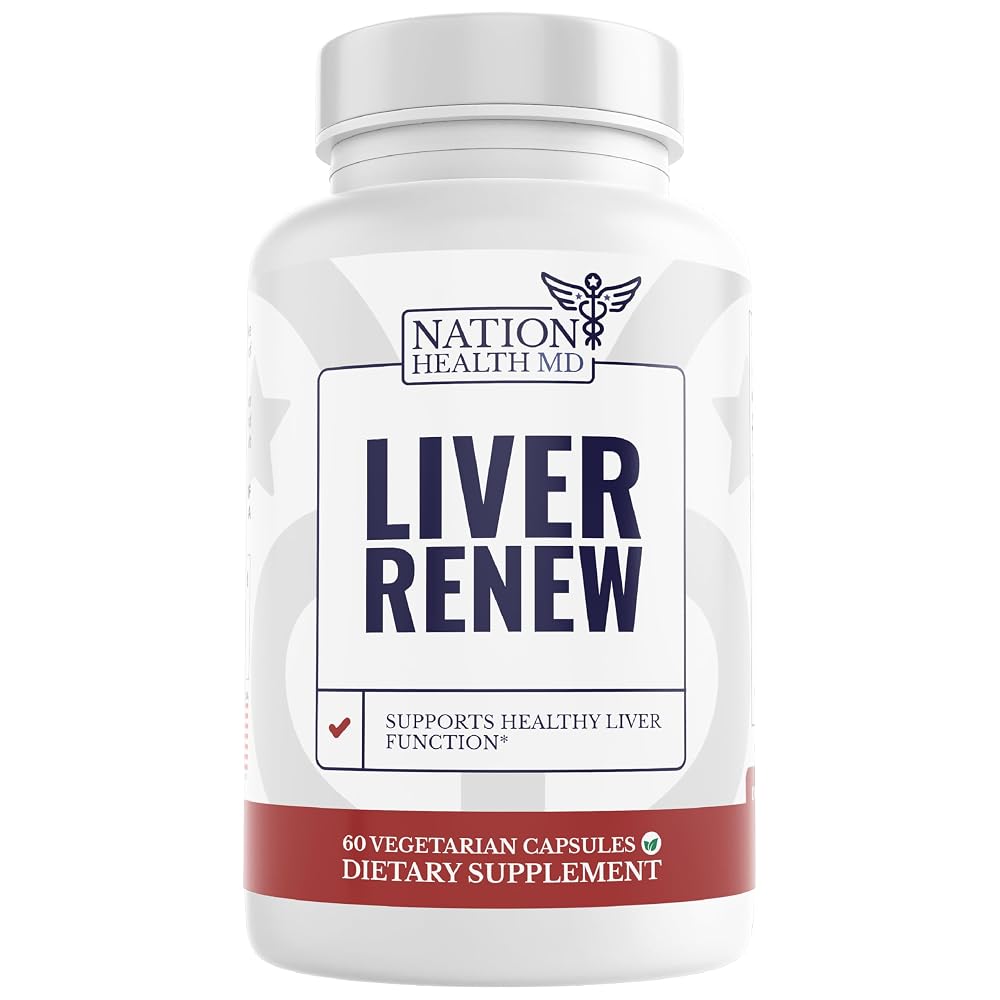NATION HEALTH MD Liver Renew - Liver Cleanse Detox & Repair - Liver