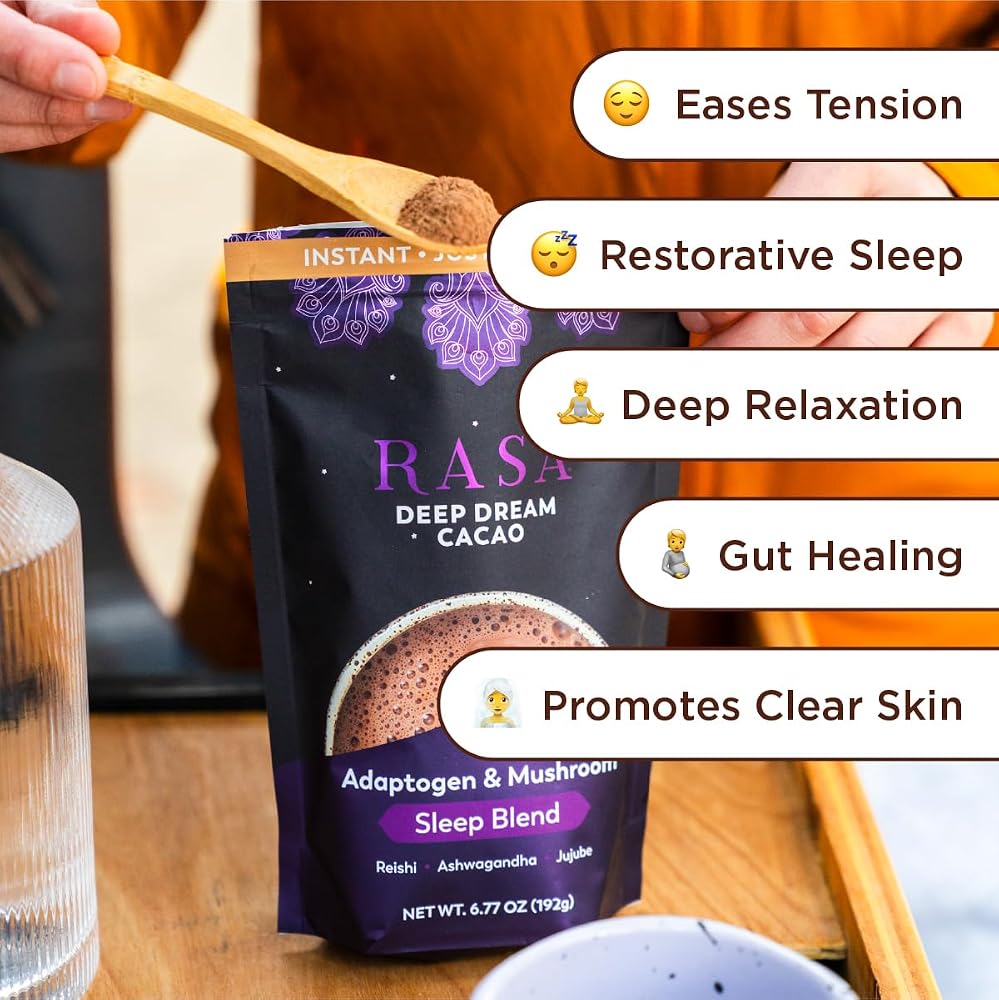 Rasa Koffee Deep Dream Cacao Adaptogenic Mushroom Sleep Blend - 24 Servings - image 2