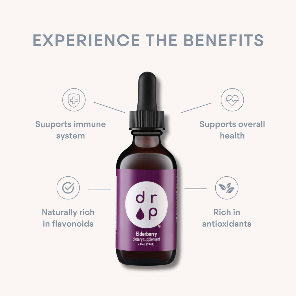 D R P Drop Elderberry Liquid Drops with Vitamin C - 2 fl oz - image 3