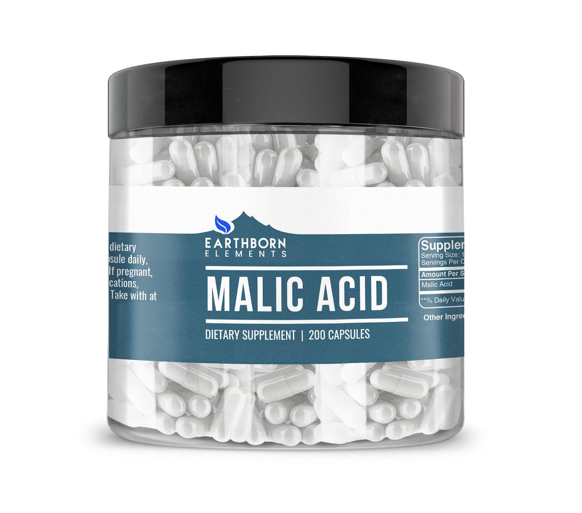 Earthborn Elements Malic Acid - 200 Capsules
