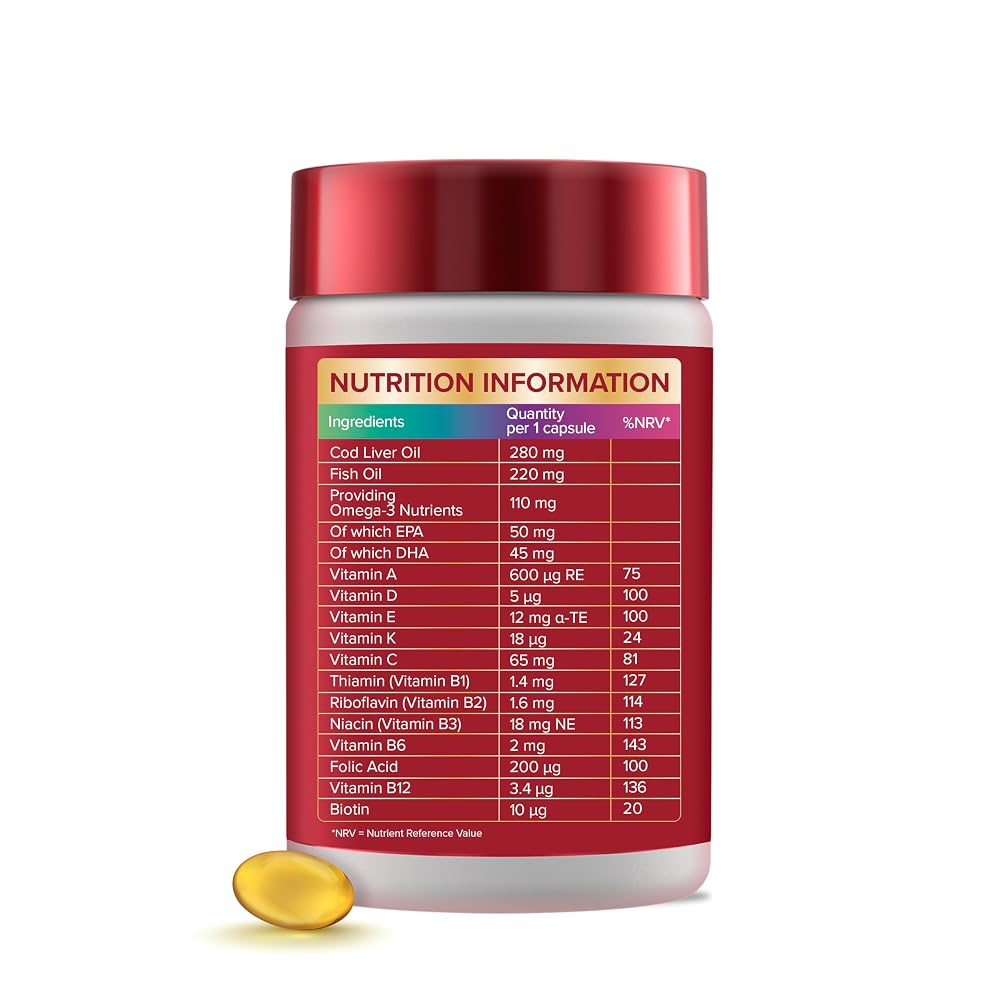 Procter & Gamble Cod Liver Oil Plus Multivitamins - 30 Capsules - image 2