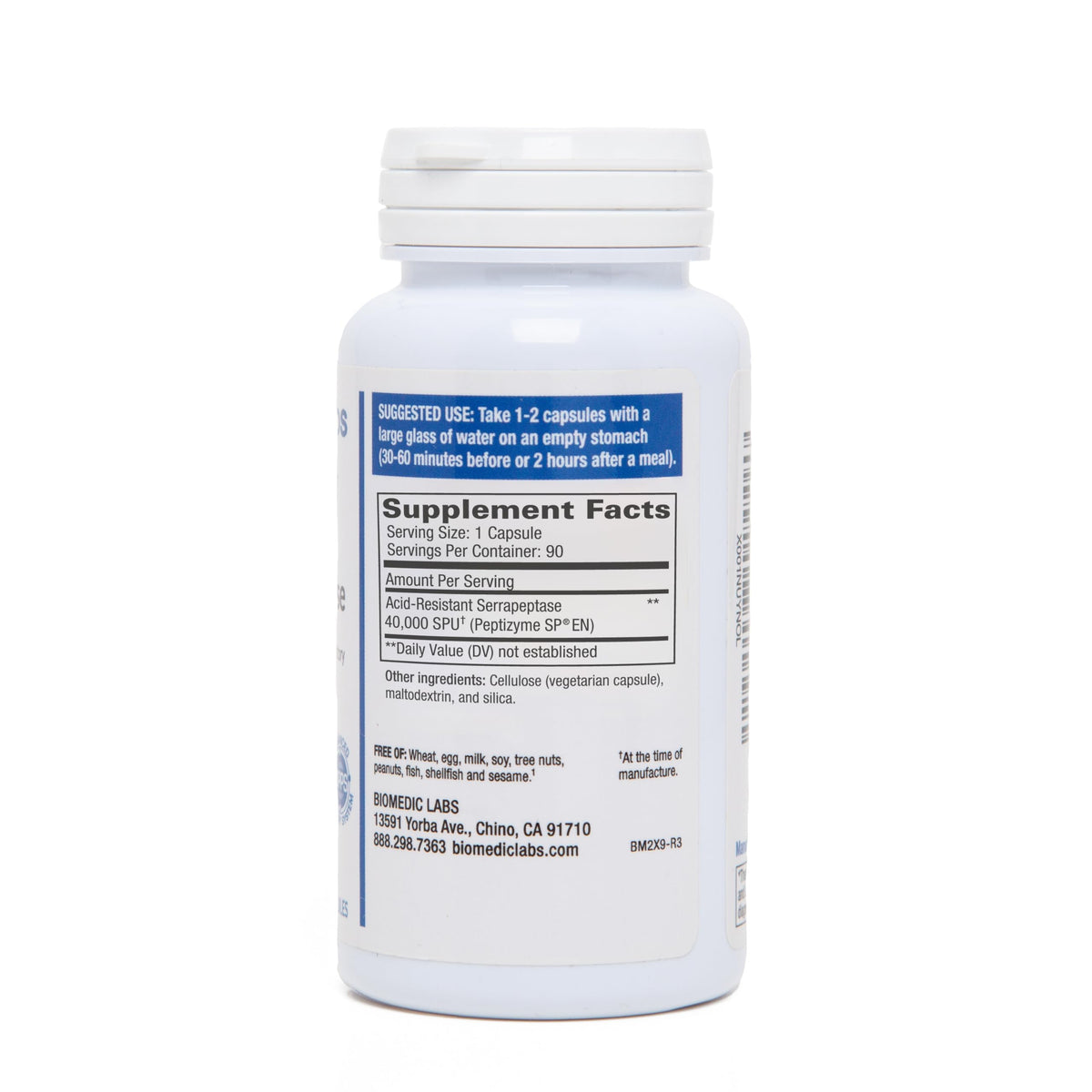 Biomedic Labs Serra-RX 40 Serrapeptase - 90 Capsules - image 3
