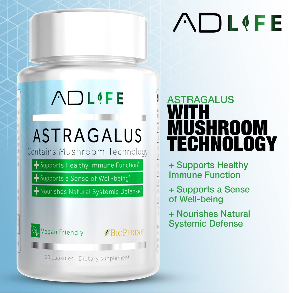 Project AD Astragalus Kidney Health Supplement - 60 Capsules - image 3