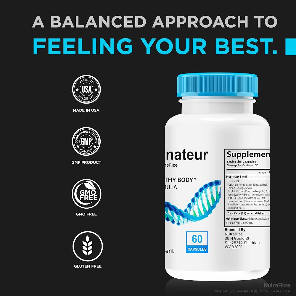 NutraRize Rejuvenateur Capsules Natural Formula - 60 Capsules - image 7