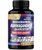Organic Cadane Ashwagandha Complex with Resveratrol - 90 Capsules