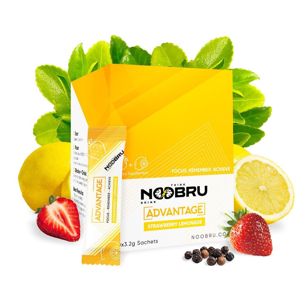 Noobru Advantage Nootropic Brain Supplement - 20 Sachets