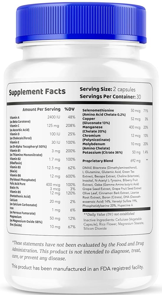 Pharmagetics NeuroSync Brain Capsules - 180 Capsules - image 7